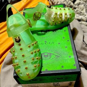 Gucci Jelly Sandals DS sz5